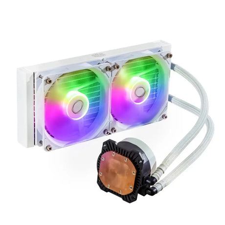 ชุดระบายความร้อน Cooler Master Masterliquid 240L CORE ARGB สีขาว - SpeedCom