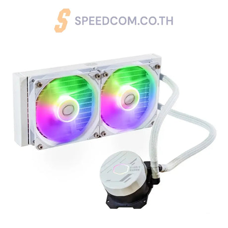 ชุดระบายความร้อน Cooler Master Masterliquid 240L CORE ARGB สีขาว - SpeedCom