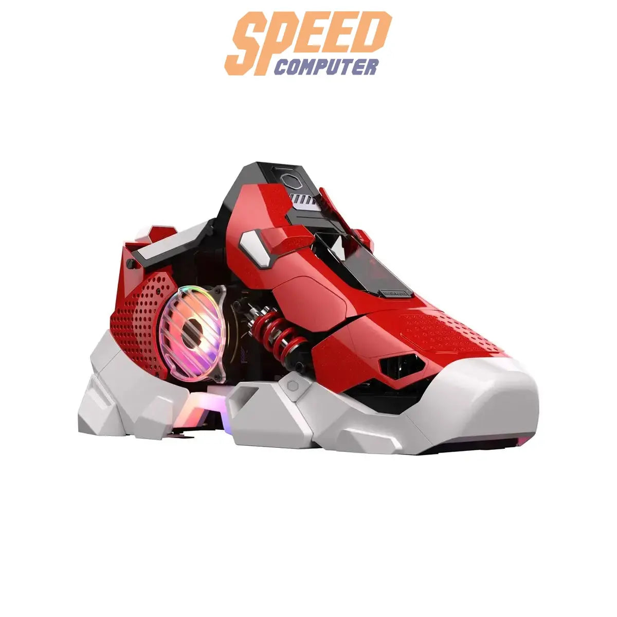 เคส Cooler Master Sneaker X Advanced Systems Mini-ITX สีแดง (Classic RED) - SpeedCom