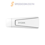 อุปกรณ์รับสัญญาณไวไฟ D-Link AX18U Wi-Fi 6 USB Adapter สีขาว
