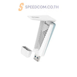 อุปกรณ์รับสัญญาณไวไฟ D-Link AX18U Wi-Fi 6 USB Adapter สีขาว