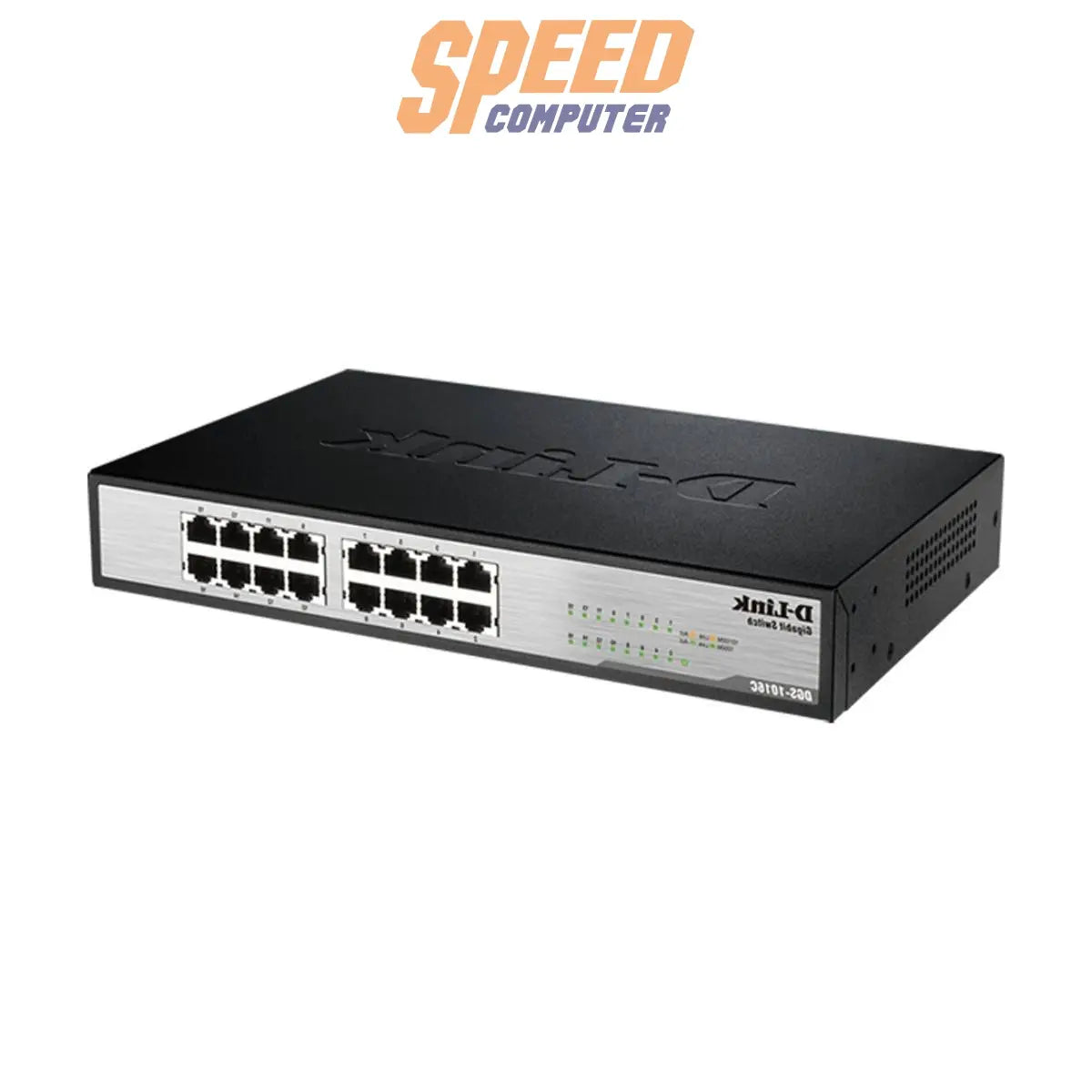 สวิตช์ฮับ D - Link DGS - 1016C/F/E สีดำ - SpeedCom