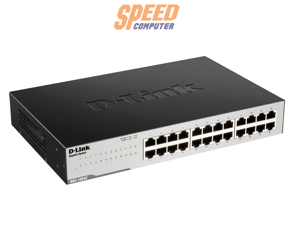 สวิตช์ฮับ D-Link DGS 1024C/F/ESpeedCom