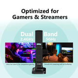 อุปกรณ์รับสัญญาณไวไฟ D-Link DWA-X3030 AX3000 Wireless USB Adapter สีดำ