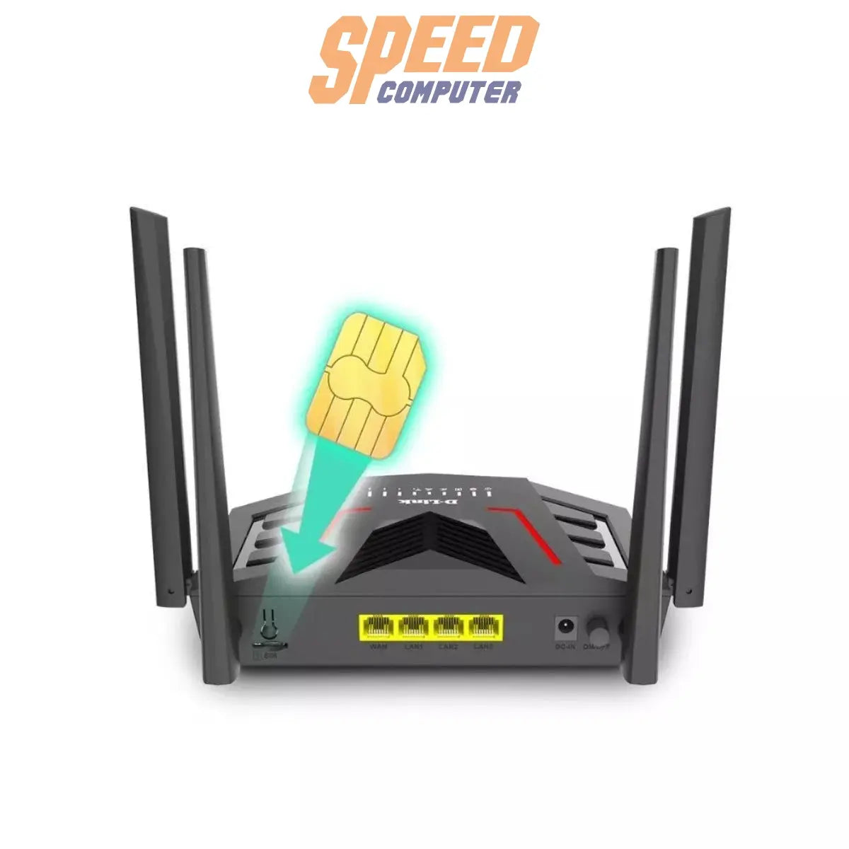 เราเตอร์d link dwr m955x Router 4G LTE WIFI6 AX1500 Gigabit Mobile - SpeedCom