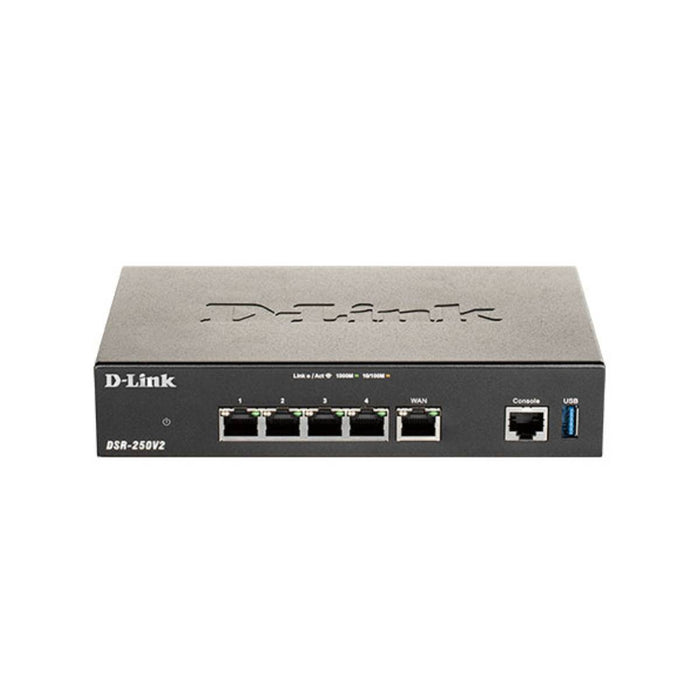 สวิตช์ฮับ D-Link DSR-250V2 5-Gigabit Port VPN RouterSpeedCom