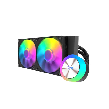 ชุดระบายความร้อน DarkFlash Liquid Cooler DG240 ARGB TDP 290W สีดำ