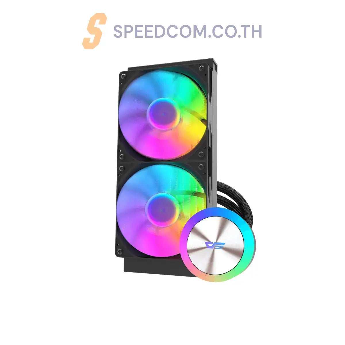 ชุดระบายความร้อน DarkFlash Liquid Cooler DG240 ARGB TDP 290W สีดำ