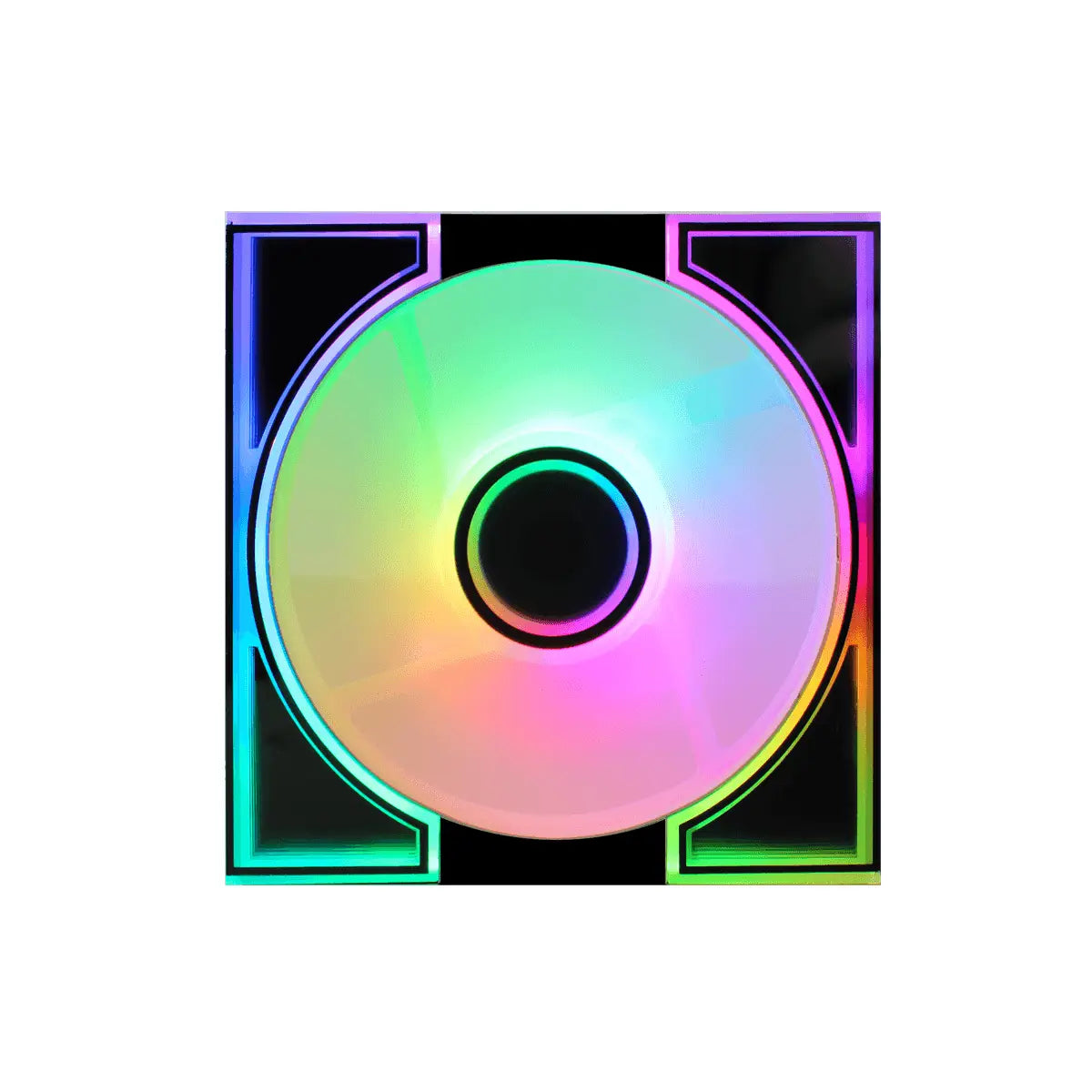 พัดลมเคส Darkflash DM8 PWM ARGB Cooling Fan - SpeedCom