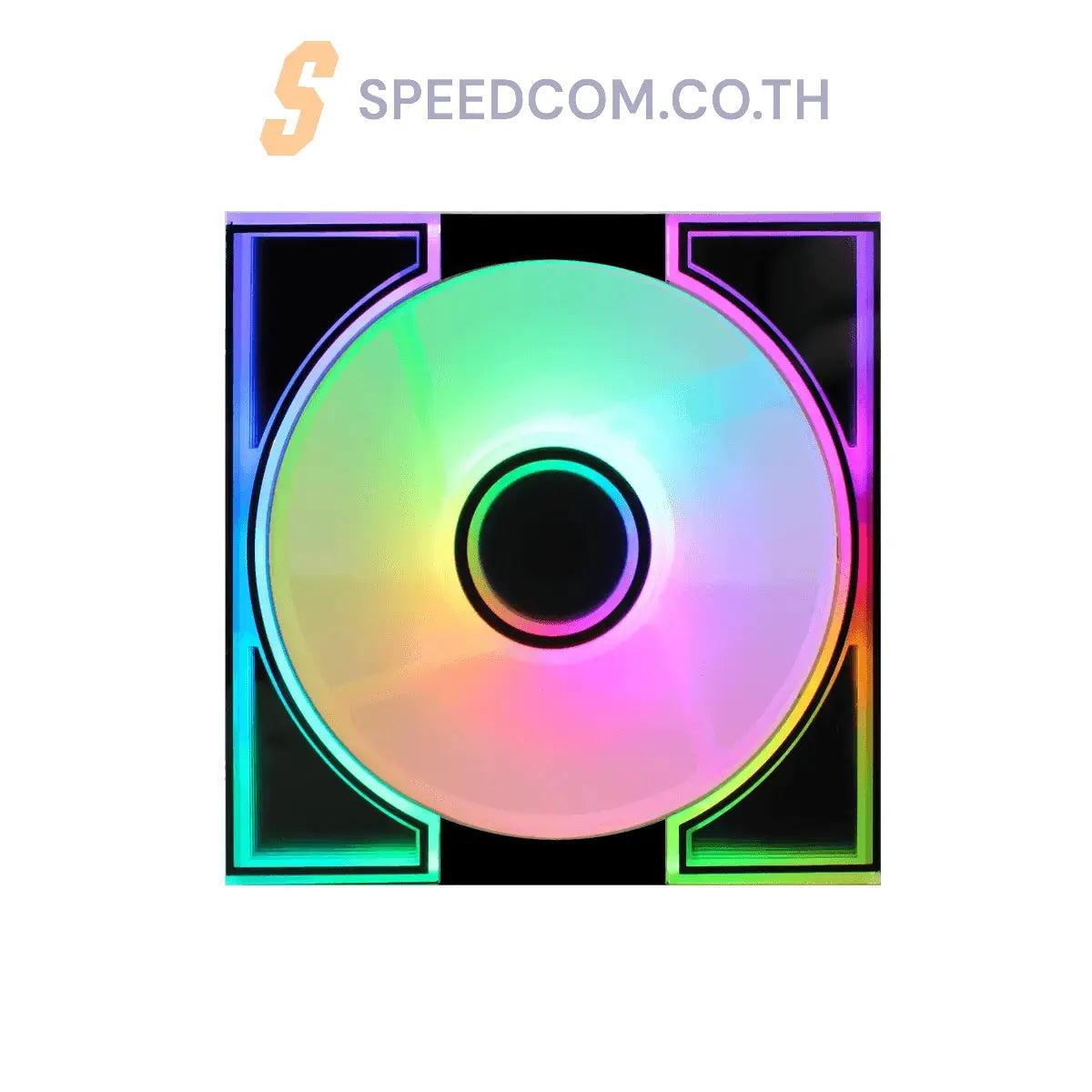 พัดลมเคส Darkflash DM8 PWM ARGB Cooling Fan - SpeedCom