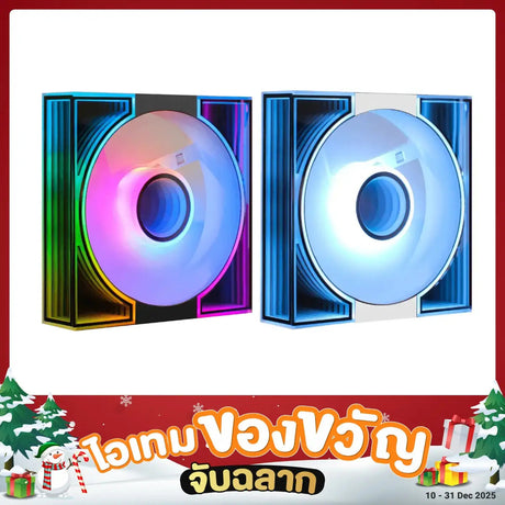 พัดลมเคส Darkflash DM8 PWM ARGB Cooling Fan - SpeedCom