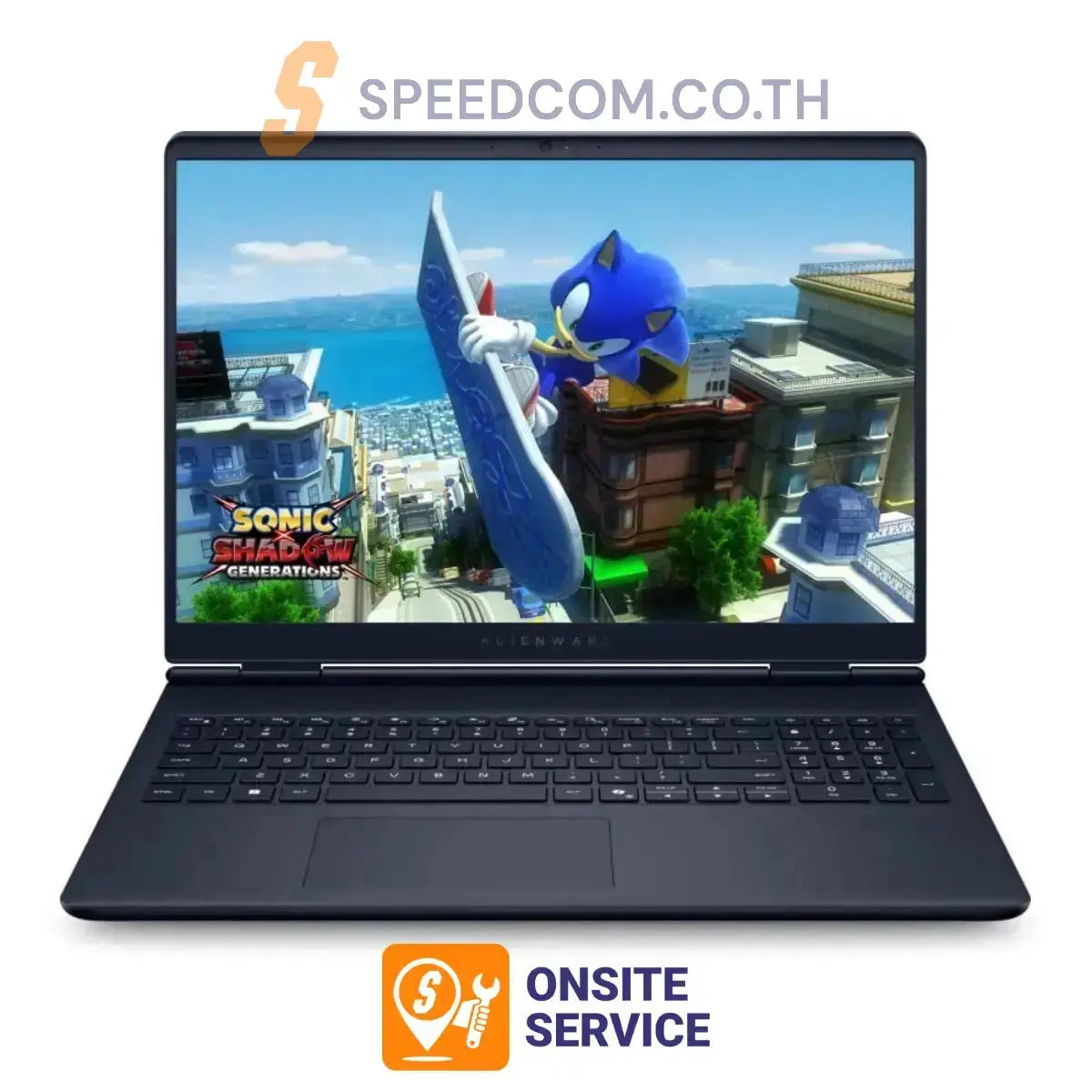 โน๊ตบุ๊ค Dell Alienware 16 Aurora OAC16250I703 Core7 240H สีน้ำเงิน (Interstellar Indigo) - SpeedCom