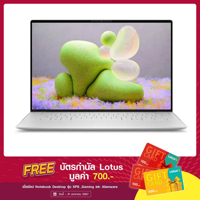 โน๊ตบุ๊ค Dell CXN9340CTO02GTH XPS9340 PT W Core Ultra7 สีเทา (Platinum)