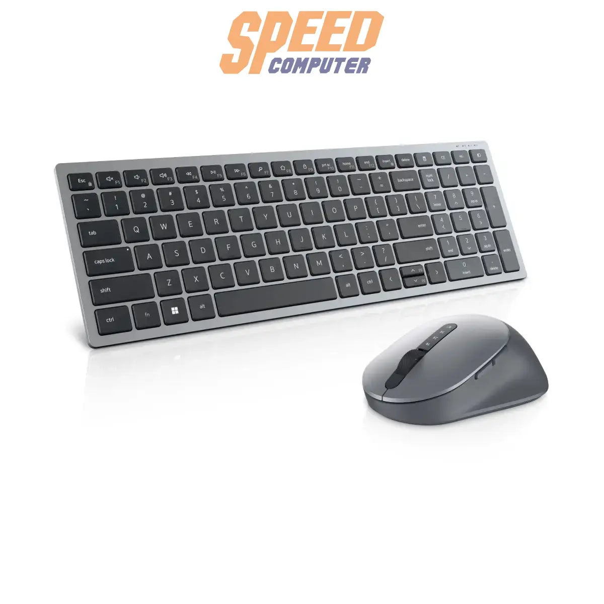 คีย์บอร์ดและเมาส์ไร้สาย Dell Multi-Device Wireless KM7120WSpeedCom