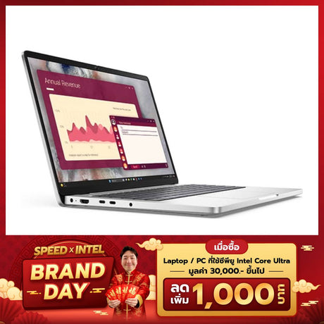 โน๊ตบุ๊ค Dell Pro 14 PC14250 Core Ultra 5 สีเงิน (Platinum Silver)SpeedCom