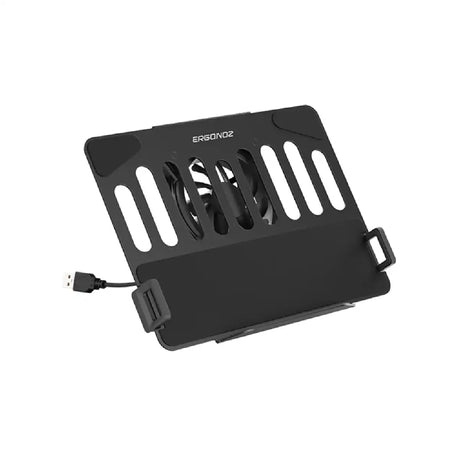 แท่นวางโน๊ตบุ๊ค ERGONOZ ACC01V4-B-F Laptop Holder V4 With Fan สีดำ