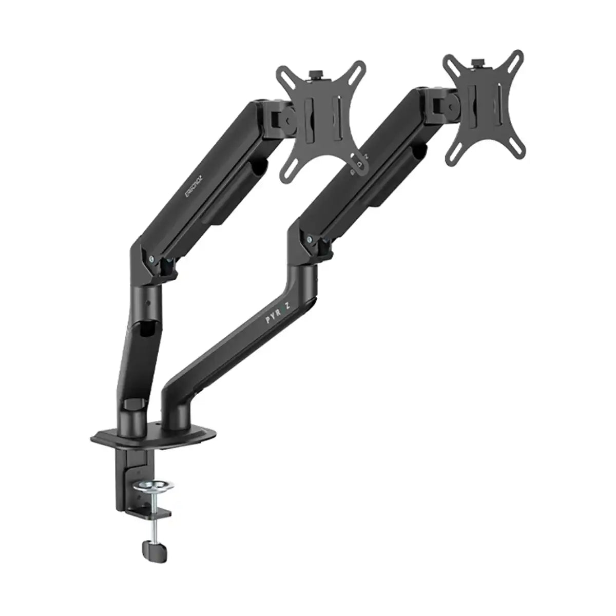 ขาจับจอ ERGONOZ EZZENTIAL Pyroz EEZ-PYROZ-D-B Twin Black สีดำ - SpeedCom