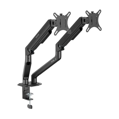 ขาจับจอ ERGONOZ EZZENTIAL Pyroz EEZ-PYROZ-D-B Twin Black สีดำ - SpeedCom