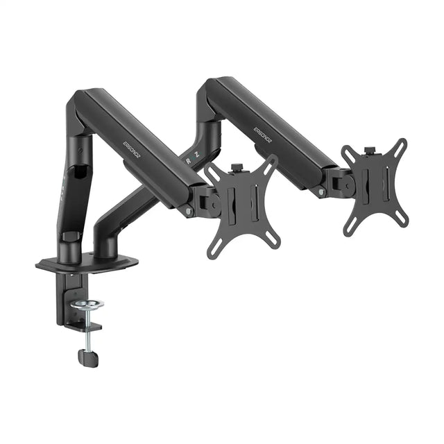 ขาจับจอ ERGONOZ EZZENTIAL Pyroz EEZ-PYROZ-D-B Twin Black สีดำ - SpeedCom