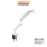 ขาจับขอ ERGONOZ Monitor Mount TITAN Single สีขาว - SpeedCom