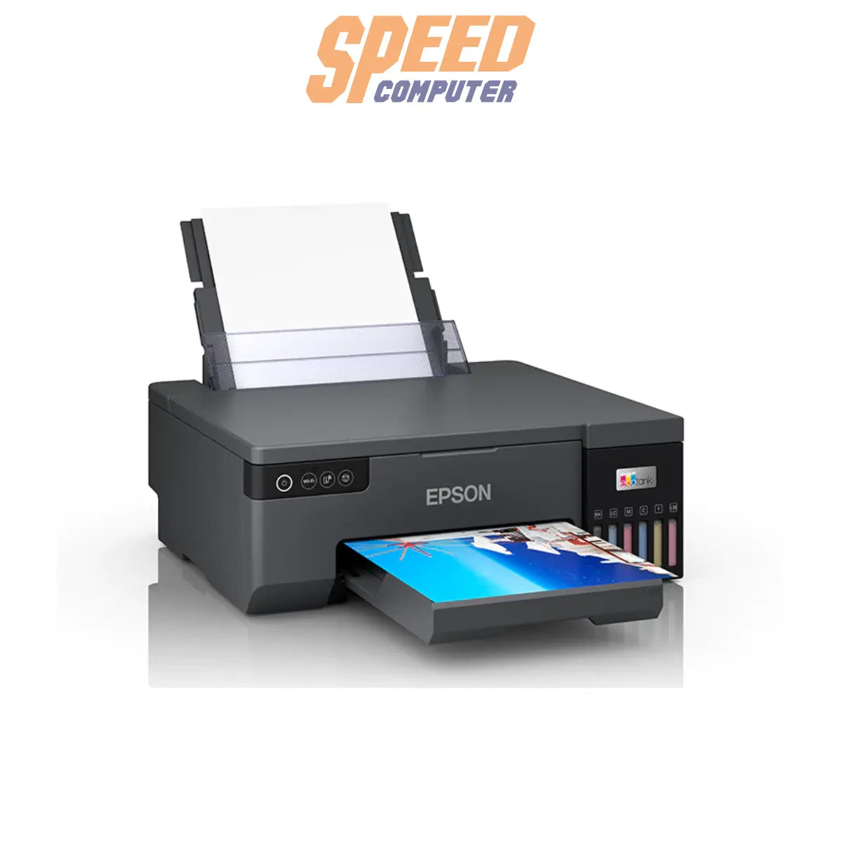 ปริ้นเตอร์อิงค์เจ็ท Epson EcoTank L8050 C11CK37501 สีเทาSpeedCom