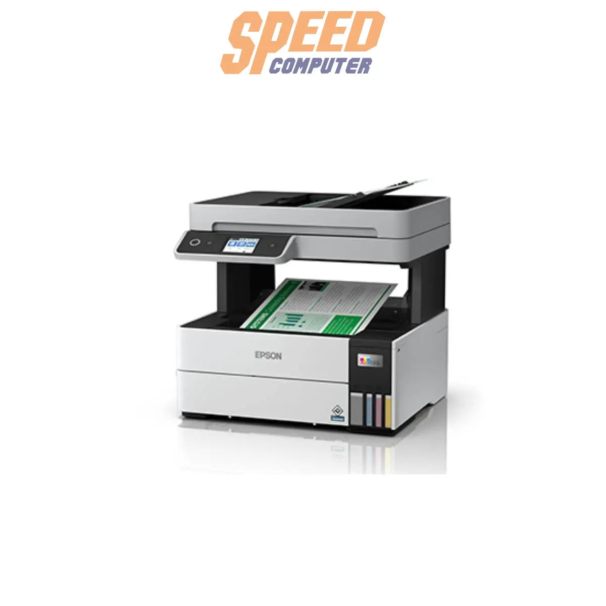 ปริ้นเตอร์อิงค์เจ็ท Epson L6460 ระบบหมึกแท็งก์ All-in-One สีดำ รองรับพิมพ์ สแกน ถ่ายเอกสาร และเชื่อมต่อ Wi-Fi เหมาะสำหรับใช้งานในสำนักงาน