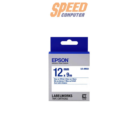 เทปพิมพ์ฉลาก Epson LK4WLN Label TapeSpeedCom