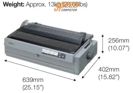 ปริ้นเตอร์ดอทเมตริกซ์ Epson LQ-2190 สีเทา - SpeedCom