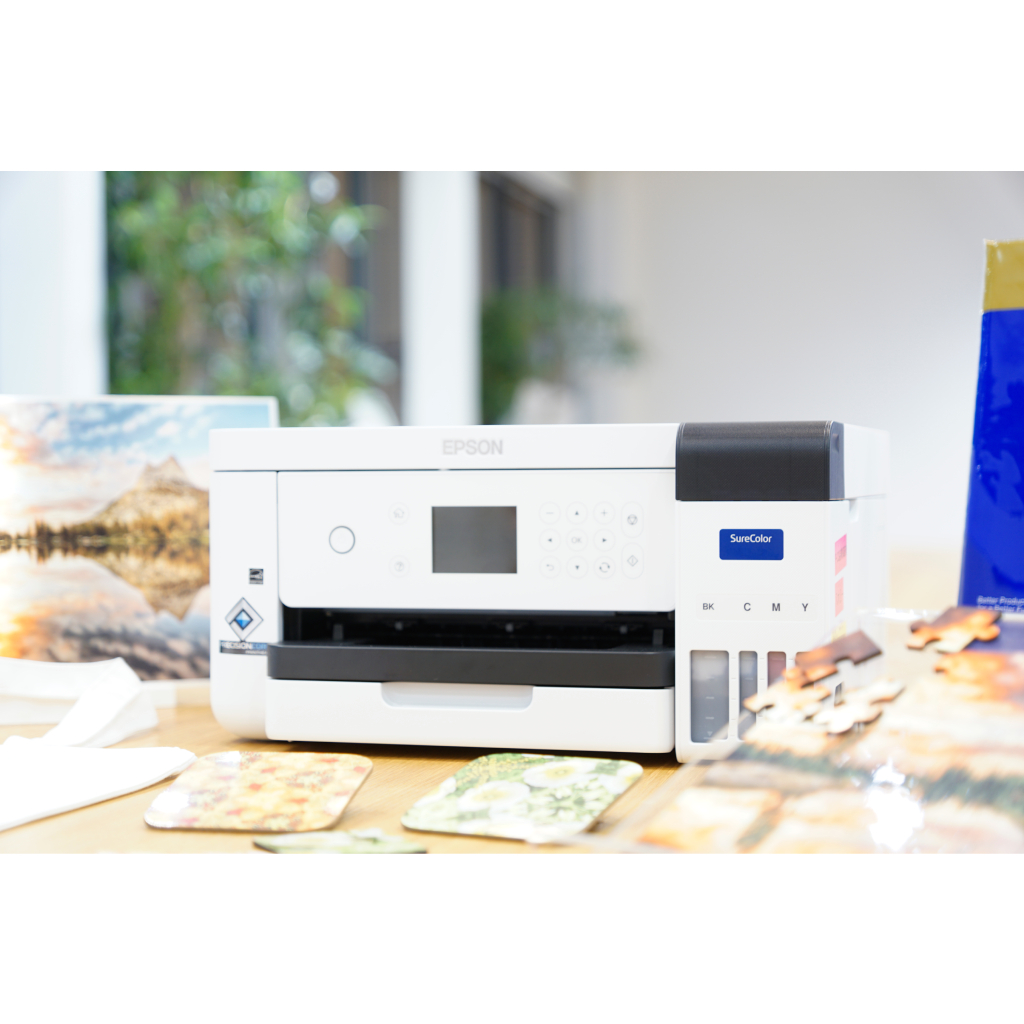 เครื่องพิมพ์ผ้า Epson SureColor SC-F130 A4 Dye-Sublimation Textile Printer - SpeedCom