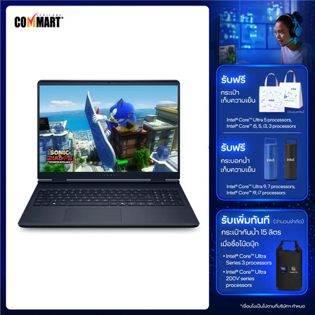 โน๊ตบุ๊ค Dell Alienware 16 Aurora OAC16250I702 Core 7 240H สีน้ำเงิน (Interstellar Indigo)SpeedCom