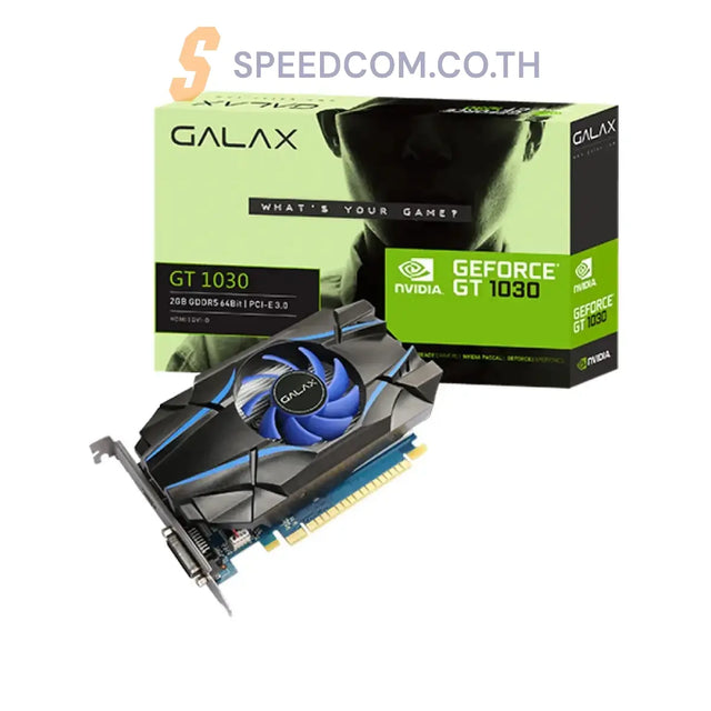 การ์ดจอ GALAX GeForce GT 1030 LP 2GB SDDR4 - SpeedCom