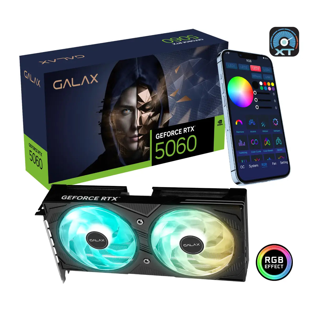 การ์ดจอ GALAX GeForce RTX 5060 EX 8GB GDDR7 - SpeedCom
