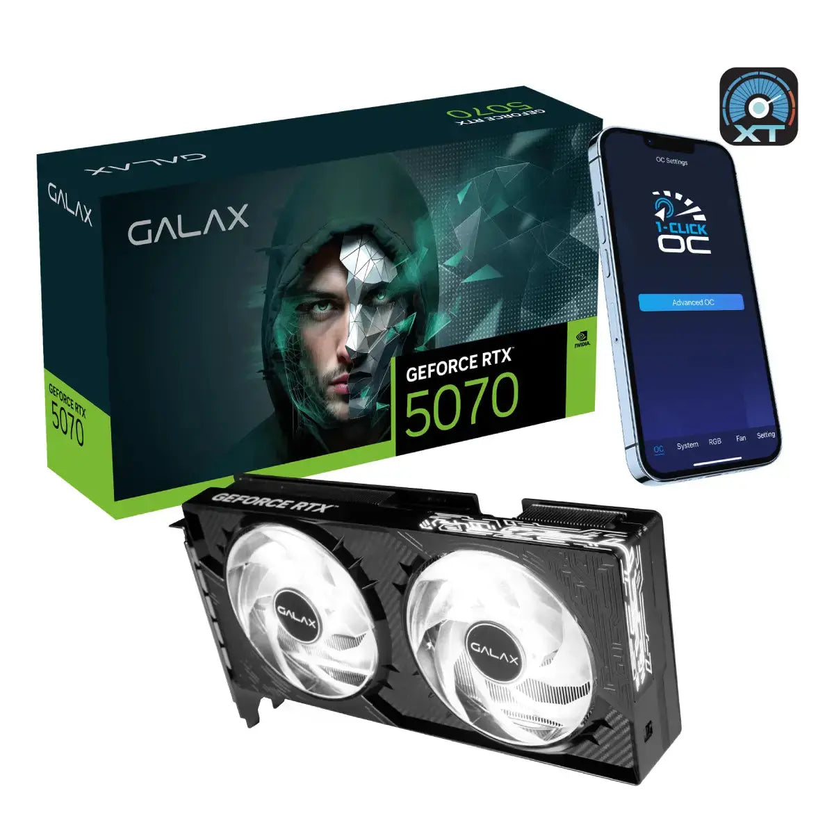 การ์ดจอ GALAX GeForce RTX 5070 1-Click OC 12GB GDDR7 - SpeedCom