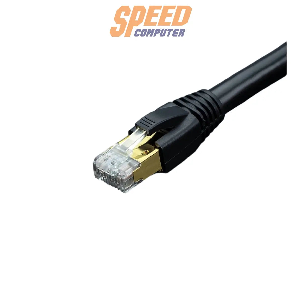 สายแลน GLINK Gold Series รุ่น CABLE/8 มาตรฐาน Cat8 รองรับความเร็วสูงสุดระดับ 40Gbps และแบนด์วิธ 2000MHz เหมาะสำหรับใช้งานอินเทอร์เน็ตความเร็วสูงและอุปกรณ์เครือข่ายระดับมืออาชีพ