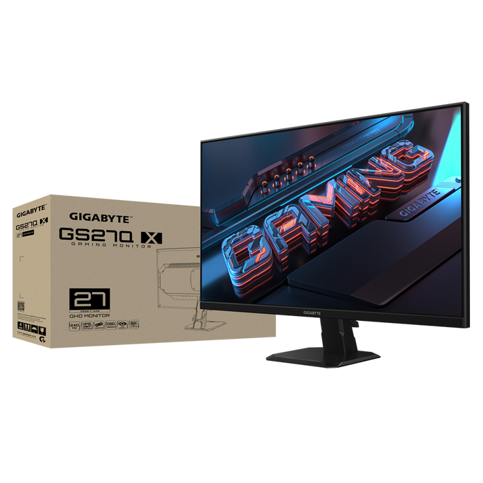 Monitor Gigabyte GS27Q X 27.0" IPS 2K 250Hz Gaming Black