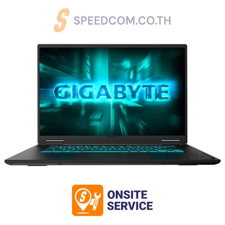 โน๊ตบุ๊ค Gigabyte Gaming A16 3VHK3TH893SH Ryzen 7 สีดำ (Black Steel) - SpeedCom