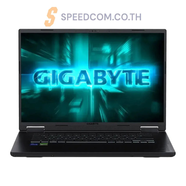 โน๊ตบุ๊ค Gigabyte Gaming A16 CVHI3TH893SH i7 Gen13 สีดำ (Black Steel) - SpeedCom