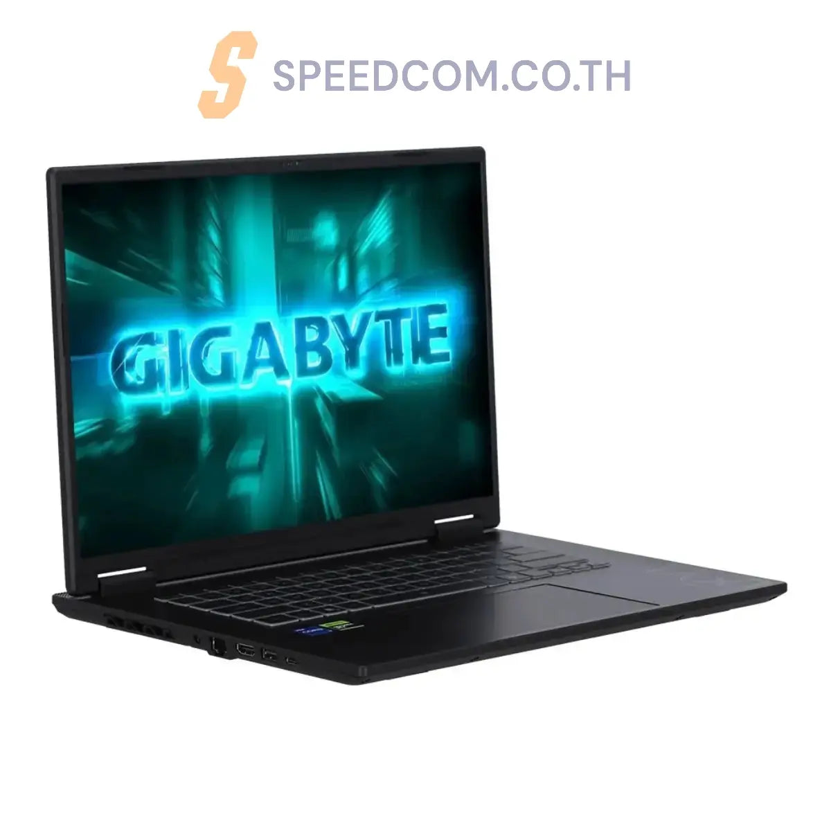 โน๊ตบุ๊ค Gigabyte Gaming A16 CVHI3TH893SH i7 Gen13 สีดำ (Black Steel) - SpeedCom