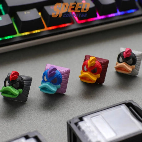 คีย์แคปตกแต่ง HOT KEYS PROJECT X รุ่น Ducky League Duck ดีไซน์เฉพาะตัว งานแฮนด์เมด เพิ่มลูกเล่นให้กับคีย์บอร์ดกลไก สำหรับสายสะสมและเกมเมอร์