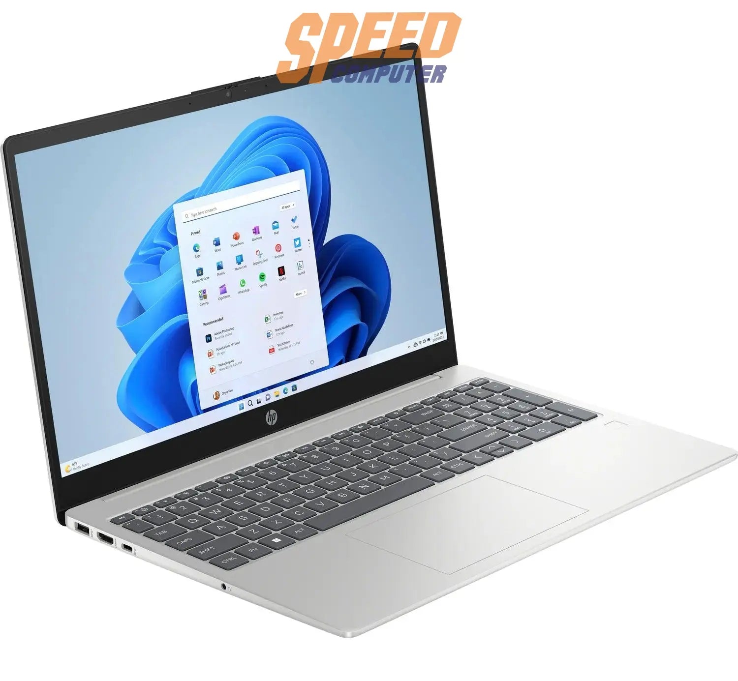 โน๊ตบุ๊ค HP 15-FD1106TU (A19CKPA) Core 7 สีเงิน (Natural Silver) - SpeedCom