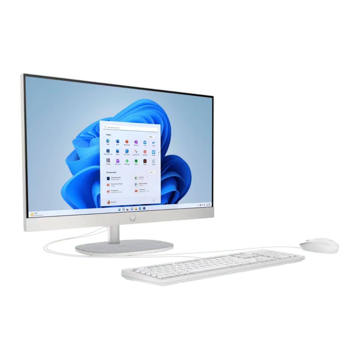 ออลอินวัน HP All In One 24-CR0020D Ryzen 5 สีขาว (Shell white)SpeedCom