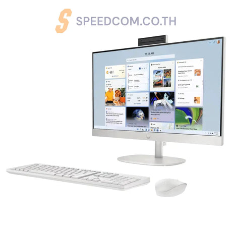 ออลอินวัน HP All In One 24-CR0161D i5 Gen13 สีขาว (Shell white)