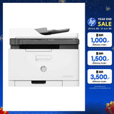 ปริ้นเตอร์เลเซอร์ HP Color Laser MFP 179FNW (4ZB97A) สีขาวSpeedCom