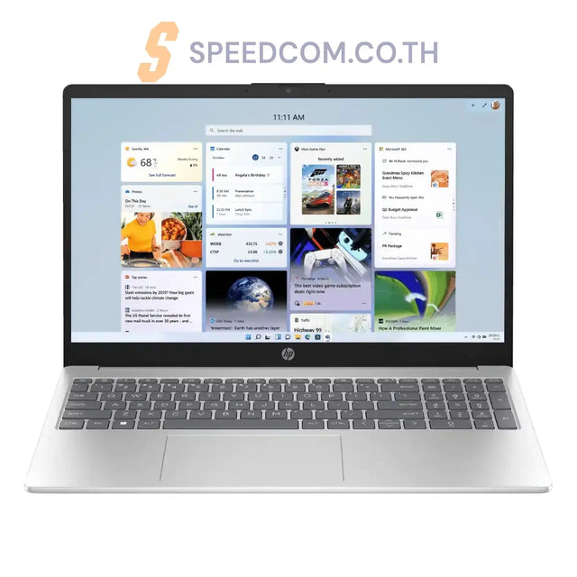 โน๊ตบุ๊ค HP Laptop 15 FC0477AU Ryzen 5 สีเงิน