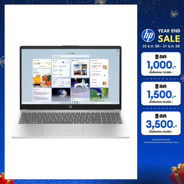 โน๊ตบุ๊ค HP Laptop 15 FC0477AU Ryzen 5 สีเงินSpeedCom