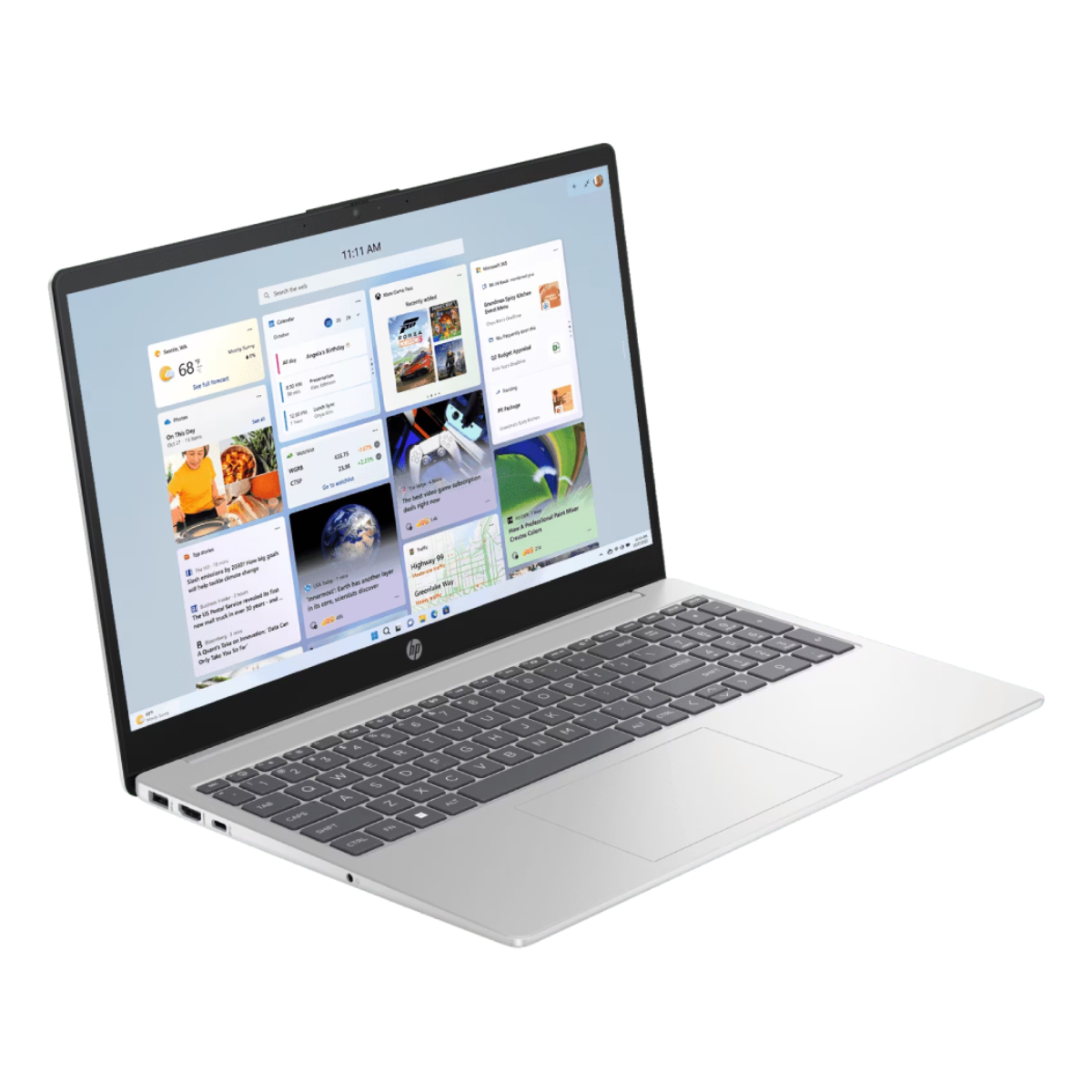 โน๊ตบุ๊ค HP Laptop 15 fd2040TU Ultra 7 AI Boost สีเงิน