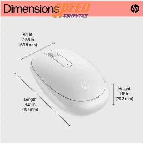 เมาส์ HP Mouse 240 Bluetooth (793F9AA) สีขาว - SpeedCom