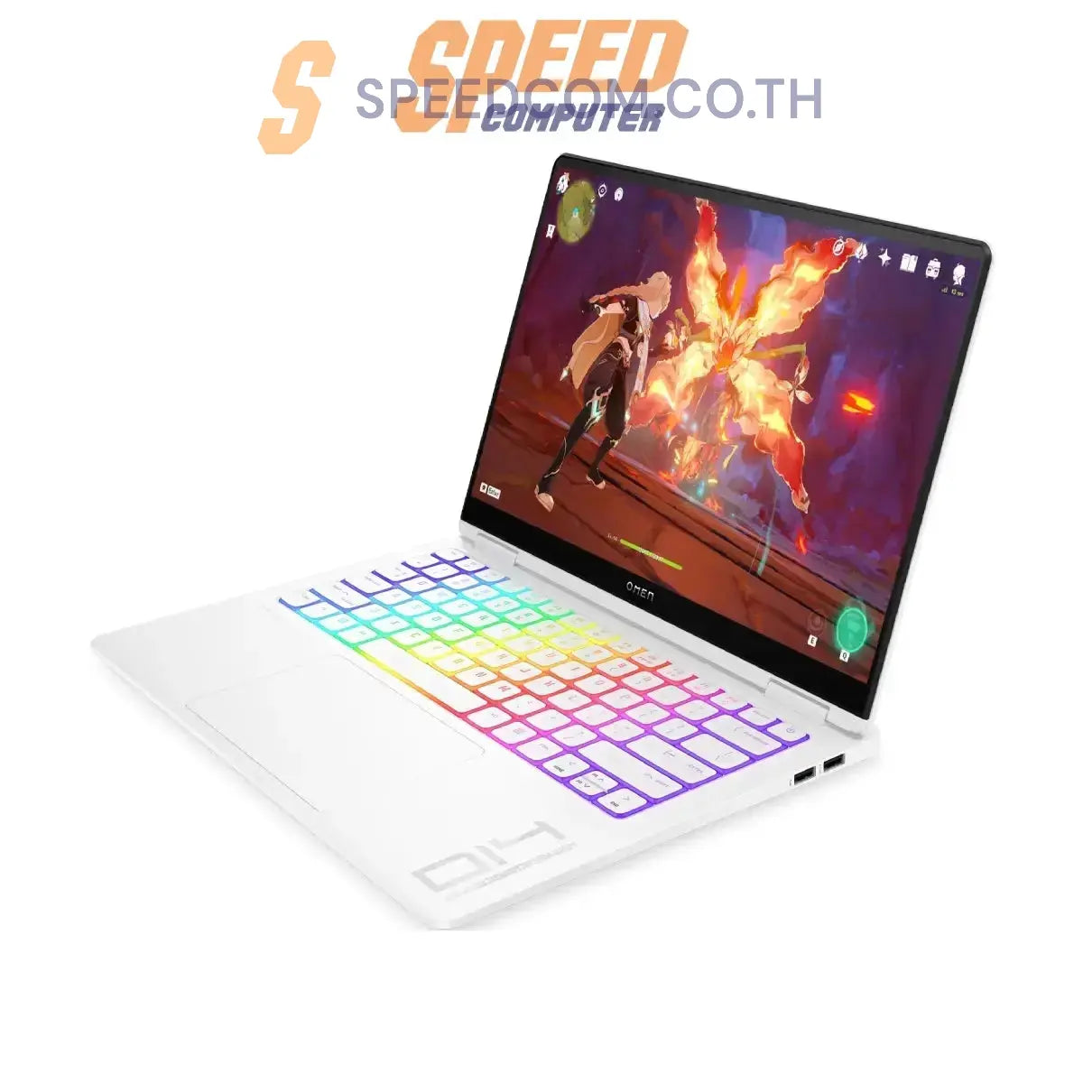 โน๊ตบุ๊ค HP Omen 14-FB0139TX Ultra 9 สีขาว (Ceramic White)SpeedCom