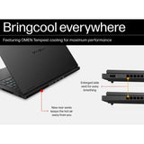 โน๊ตบุ๊ค HP Omen 16 AM0195TX i7 Gen14 สีดำ (Shadow Black)