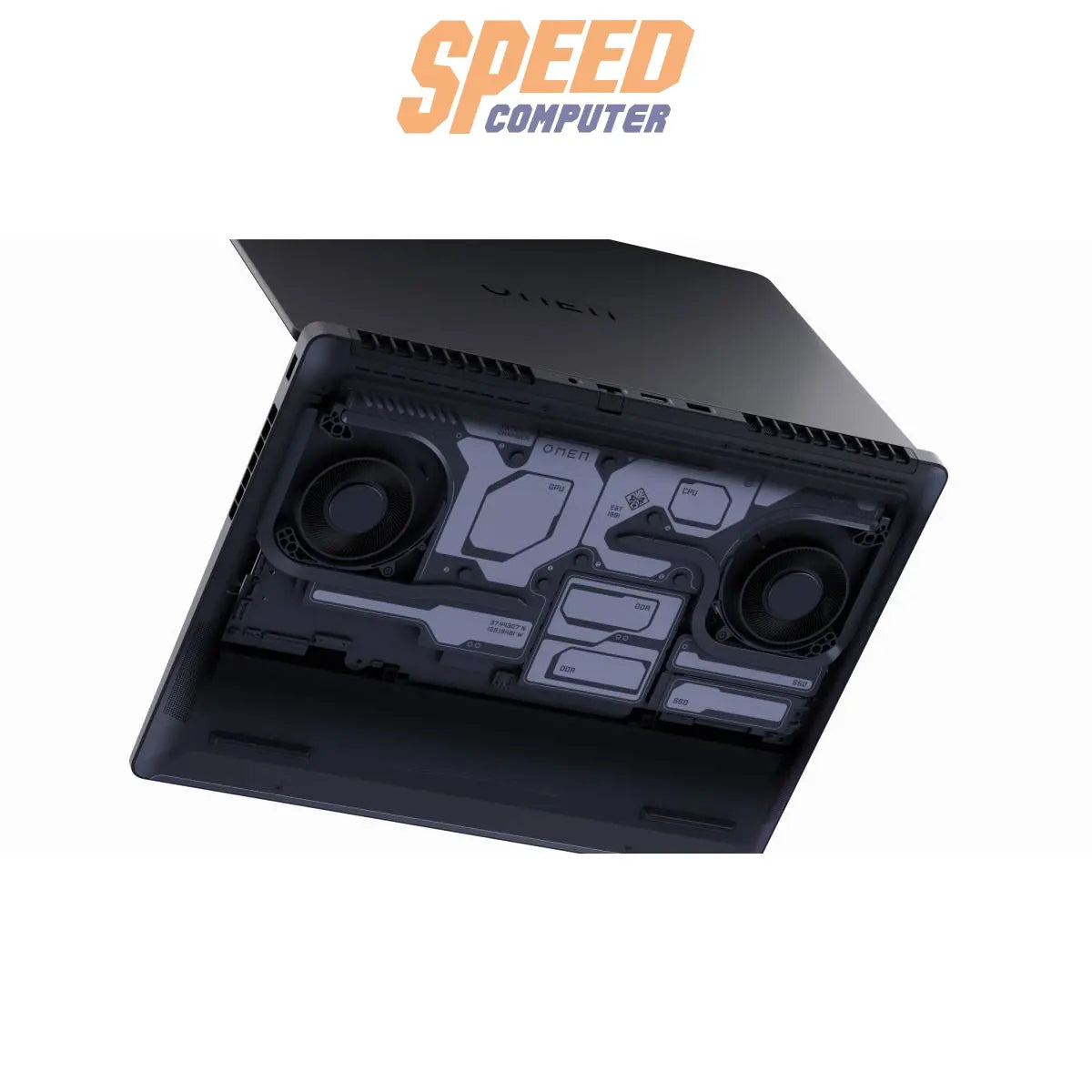 โน๊ตบุ๊ค HP Omen 16-ah0053TX (B8BB0PA) Ultra 9 275HX สีดำ (Shadow Black) - SpeedCom